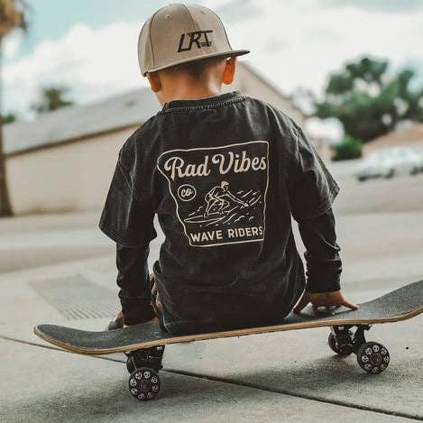 Little Rad Things - The Mavericks Tee Vintage Black