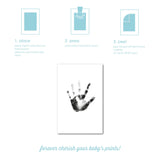 Pearhead - Baby Handprint or Footprint Clean-Touch Ink Pad Kit: Black