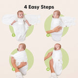 Soothe Zippy Baby Swaddles Sleep Sacks - Sage