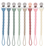 Sweetie Strap™ Silicone One-Piece Pacifier Clips: Toast