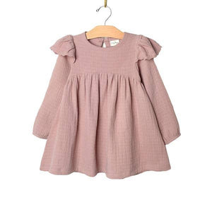 City Mouse Studio - Embroidered Sleeve Dress