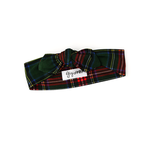 Kane Tartan Topknot Headband