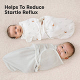 Soothe Zippy Baby Swaddle Sleep Sacks: Forest