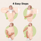 Soothe Zippy Baby Swaddle Sleep Sacks: Angelic