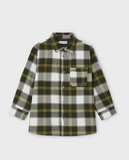 Green Plaid Overshirt