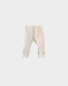 babysprouts - Ribbed Leggings - Almond