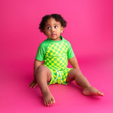 Neon Green Rash Guard Top