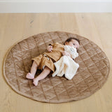 MINKY PLAY MAT: Hazelnut