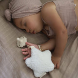 Ali+Oli - Plush Moon Pacifier Holder (Sand)