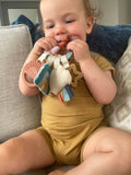 Bitzy Busy Ring™ Teething Activity Toy: Bunny