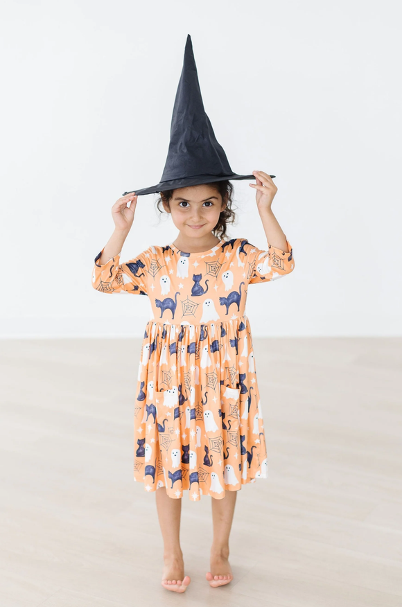 Mila & Rose Spooky Kitty Twirl Dress