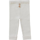 Mebie Baby - Organic Cotton Knit Leggings - Cream